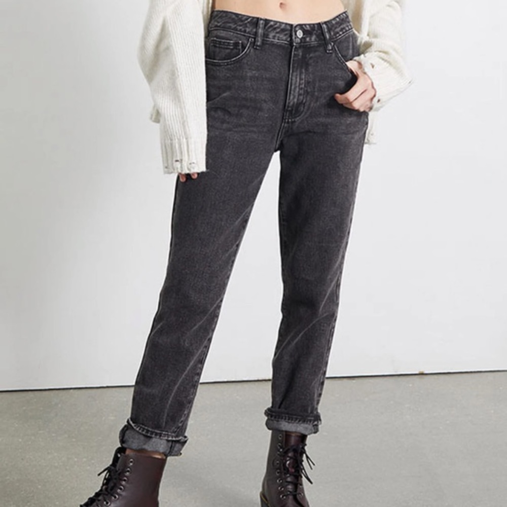 PacSun Acid Washed Grey Mom Jeans